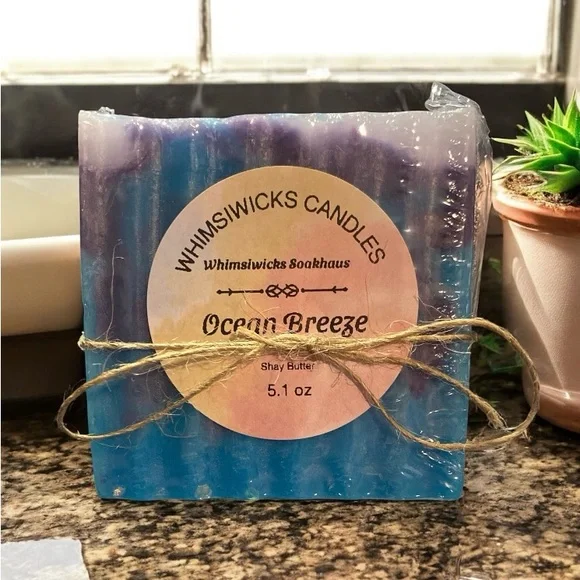 Hand Crafted, Shea Butter, Ocean Breeze Soap - all natural - Picture 3 of 3